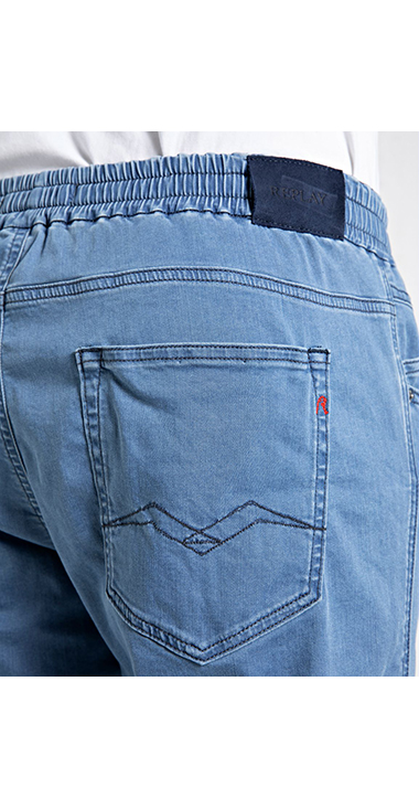 リラックステーパードLANNY Touch denim 詳細画像